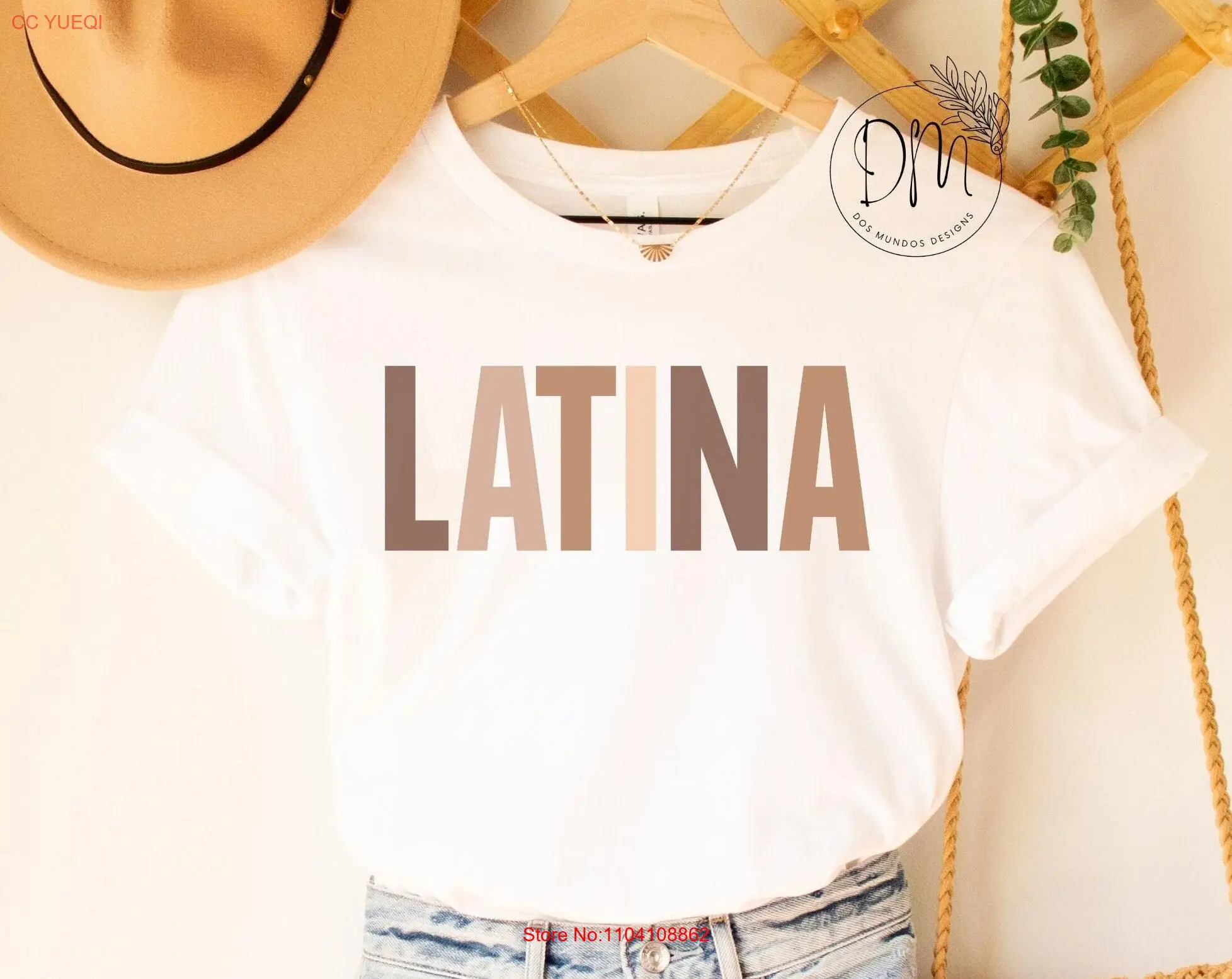 

Латинская футболка для воспитания Poderosa Ropa Para Mujer Power Chingona Chula Feminist Morena с длинными или короткими рукавами