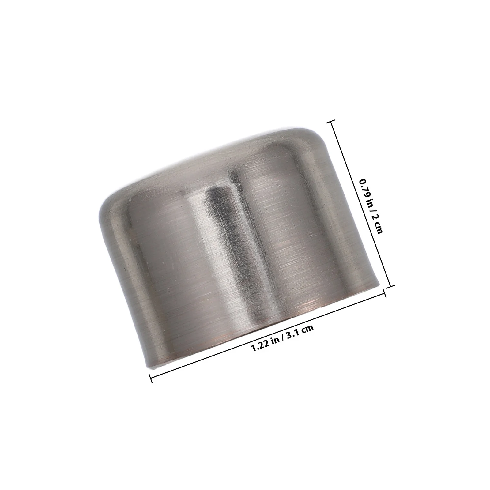 2 قطعة 28 مللي متر قبعات قضيب الستارة الفضة تصميم بسيط مناسبة أي ستارة سهلة التركيب إزالة نافذة قضيب مجموعة فينيال الفضة