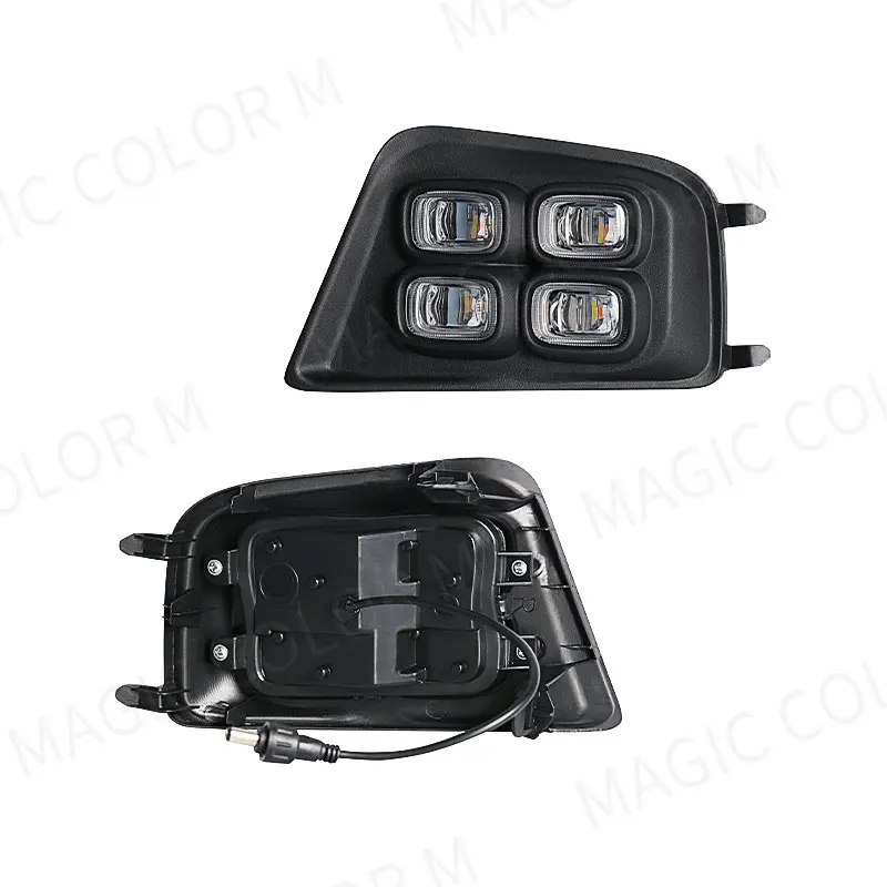Car DRL For Toyota Tacoma 2012 2013 2014 2015 LED Daytime Running Lights Daylight Turn Signal Driving Auto Styling Fog Lamp 2pcs