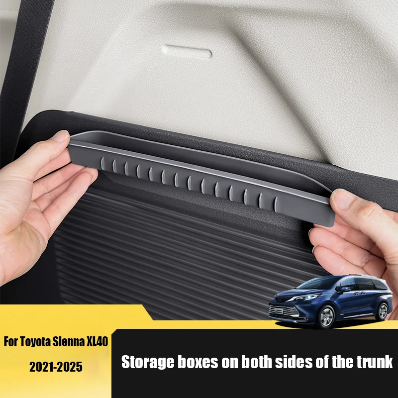 

Материал TPE для ящиков для хранения с обеих сторон багажника для Toyota Sienna XL40 2021 2022 2023 2024 2025