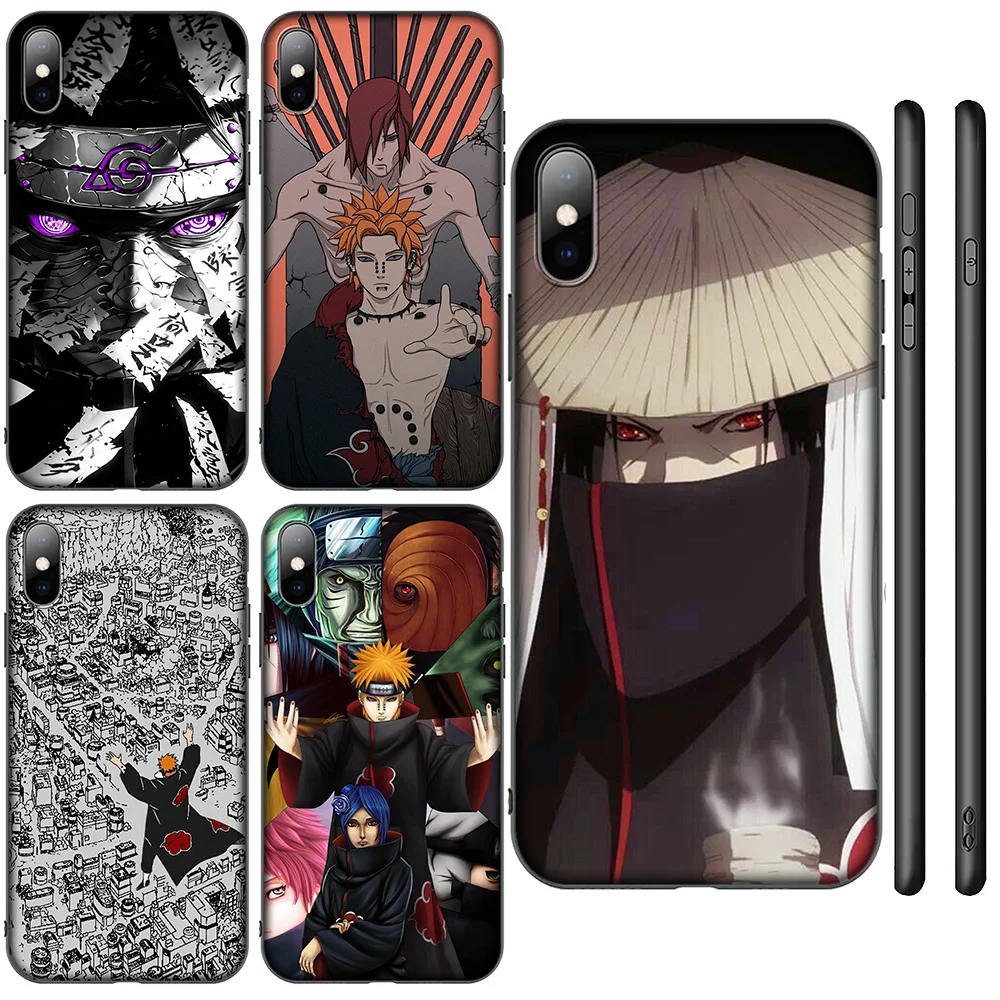 HA3 Akatsuki Pain Soft Case for Samsung Galaxy A41 A42 A71 A72 A73 J2 J4 J5 J6 J7 J8 A6 A7 A8 A9 Plus 2018 Prime Pro Core