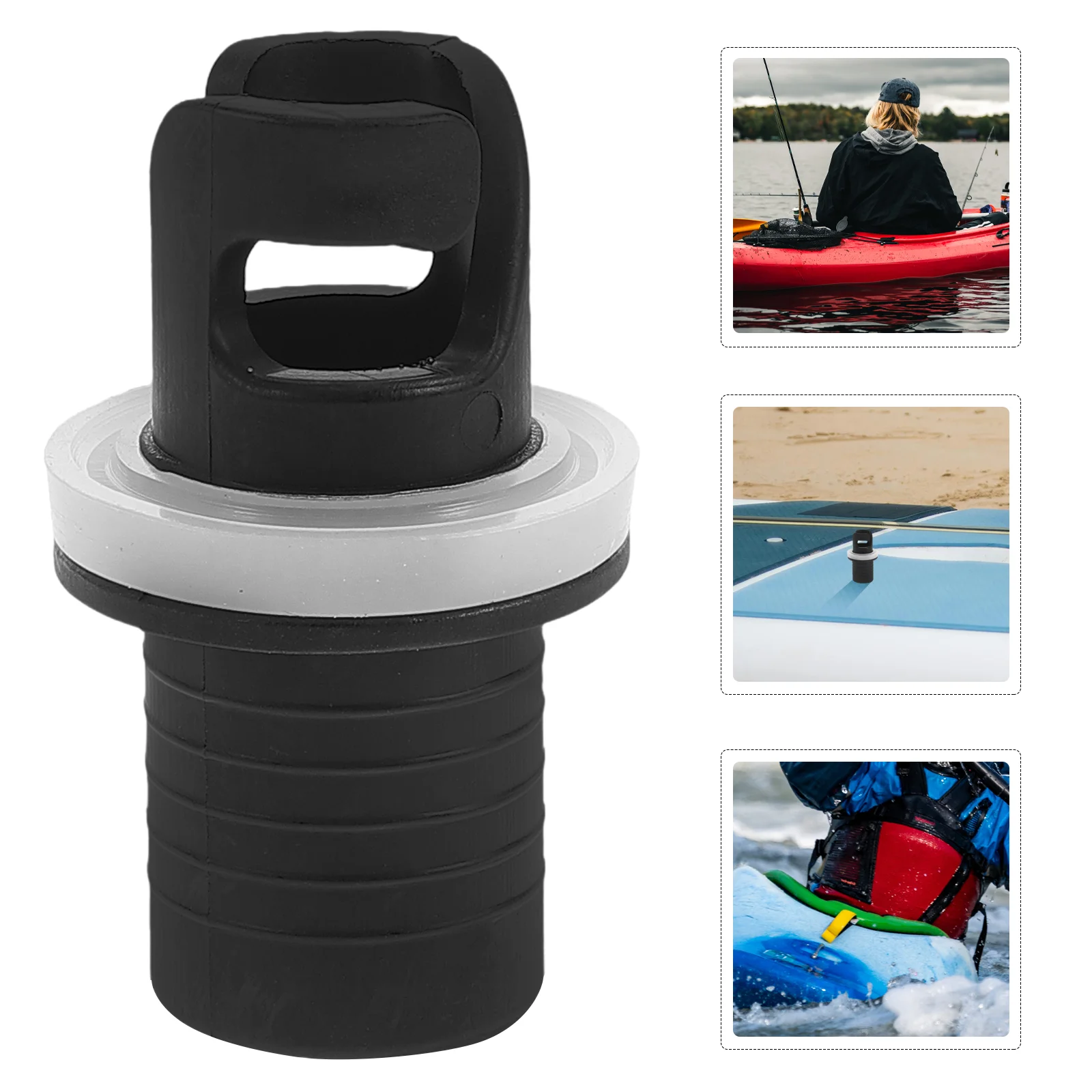 Kayak Valve Canoe Air Adapter Pump for Inflatables Ocean Accessories Plastic Paddle Board Connector