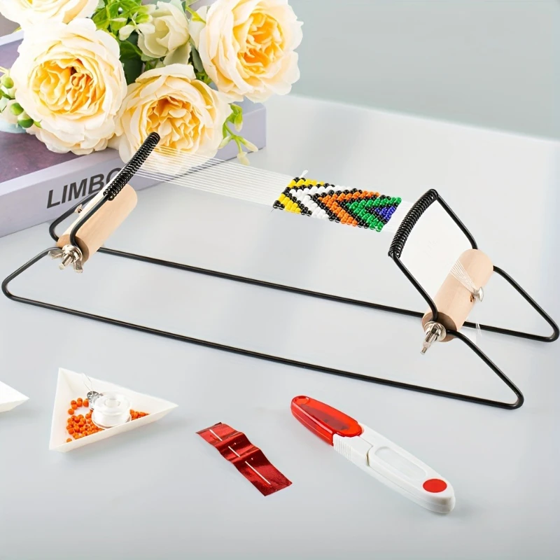 

Simple easy - to - use DIY metal beaded weaving professional set used for making jewelry bracelets
