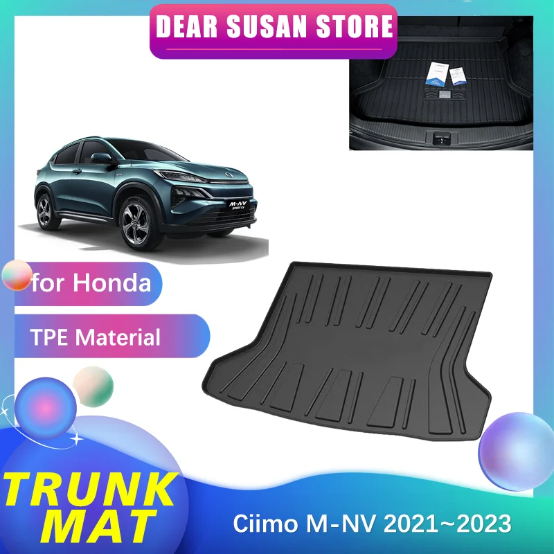 Car Special Trunk Mat for Honda Ciimo MNV M-NV 2021 2022 2023 Waterproof Floor Pad Rear Trunk Space Decoration Rug Accessories