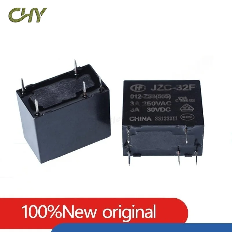 5/20/Pcs/Lot Relay HF32F JZC-32F-005 009 012 024-ZS3 4PIN 3A 5V 12V 24V Power Relays