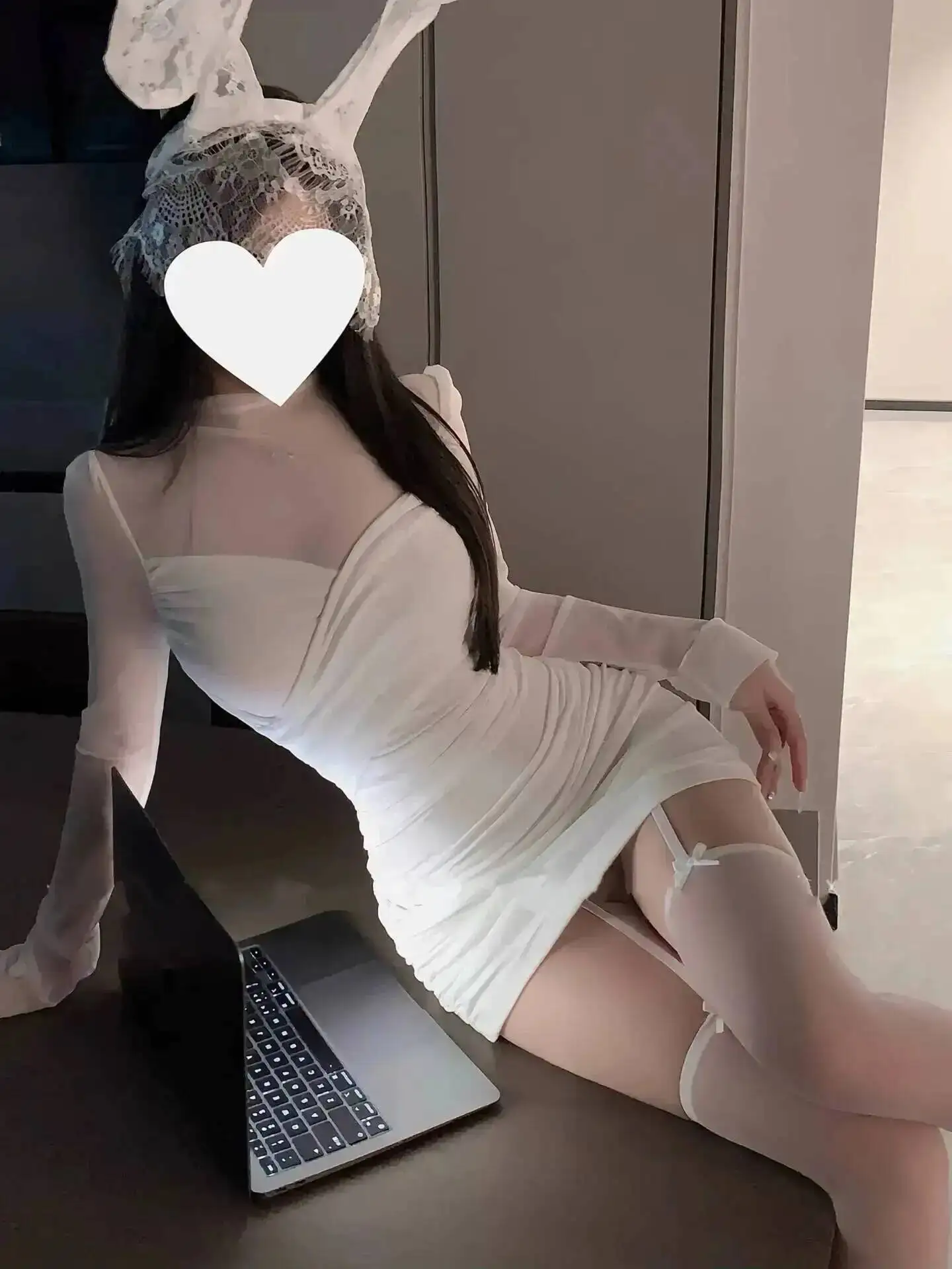 Sexy Pure Desire Battle Robe Mesh Slimming Secretary Outfit Dress Elegant Sexy Sleepwear Mesh Lace Mini Dress Sweet Sheer GUR4