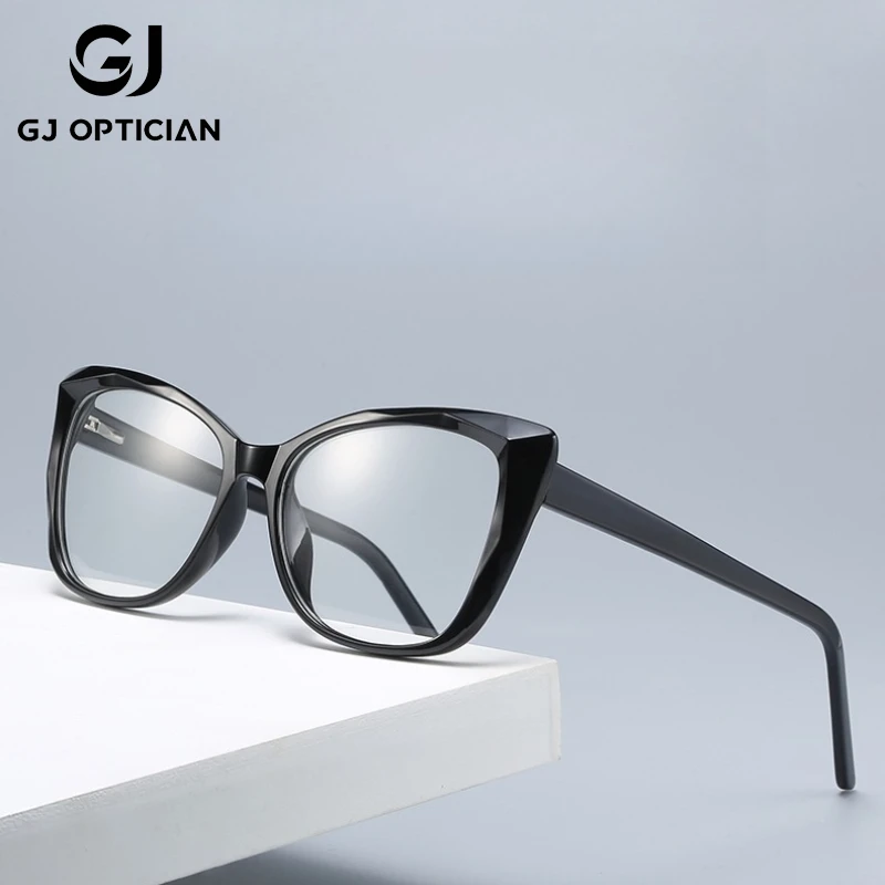 

GJ OPTICIAN пластиковые титановые оригинальные дизайнерские оптические очки по рецепту, новые весенние прогрессивные очки для чтения с защитой от синего света