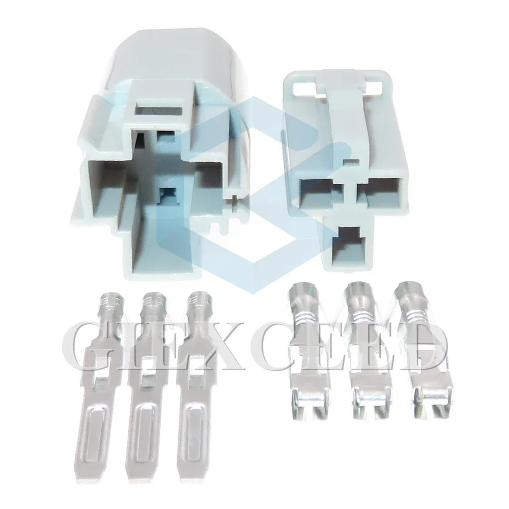 2 Sets 3 Pin 2.8 Series AC Assembly Wire Harness Unsealed Socket 12176836 Automotive Cigarette Lighter Wiring Connector