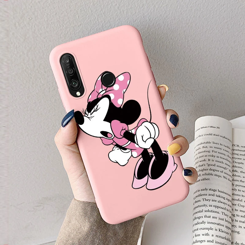 Silikonowe etui na telefon do Huawei P30 P 30 Lite P30 Pro Cover Mickey Minnie Donald Duck Soft Funda do Huawei P30 P30Lite Coque Bag