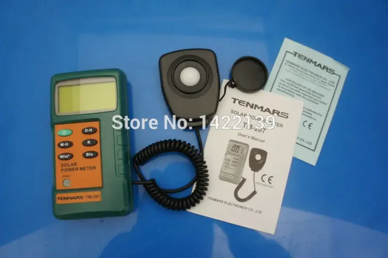 Tenmars TM-207 BTU Zonne-energiemeter Straling Energietester Rm-sensor