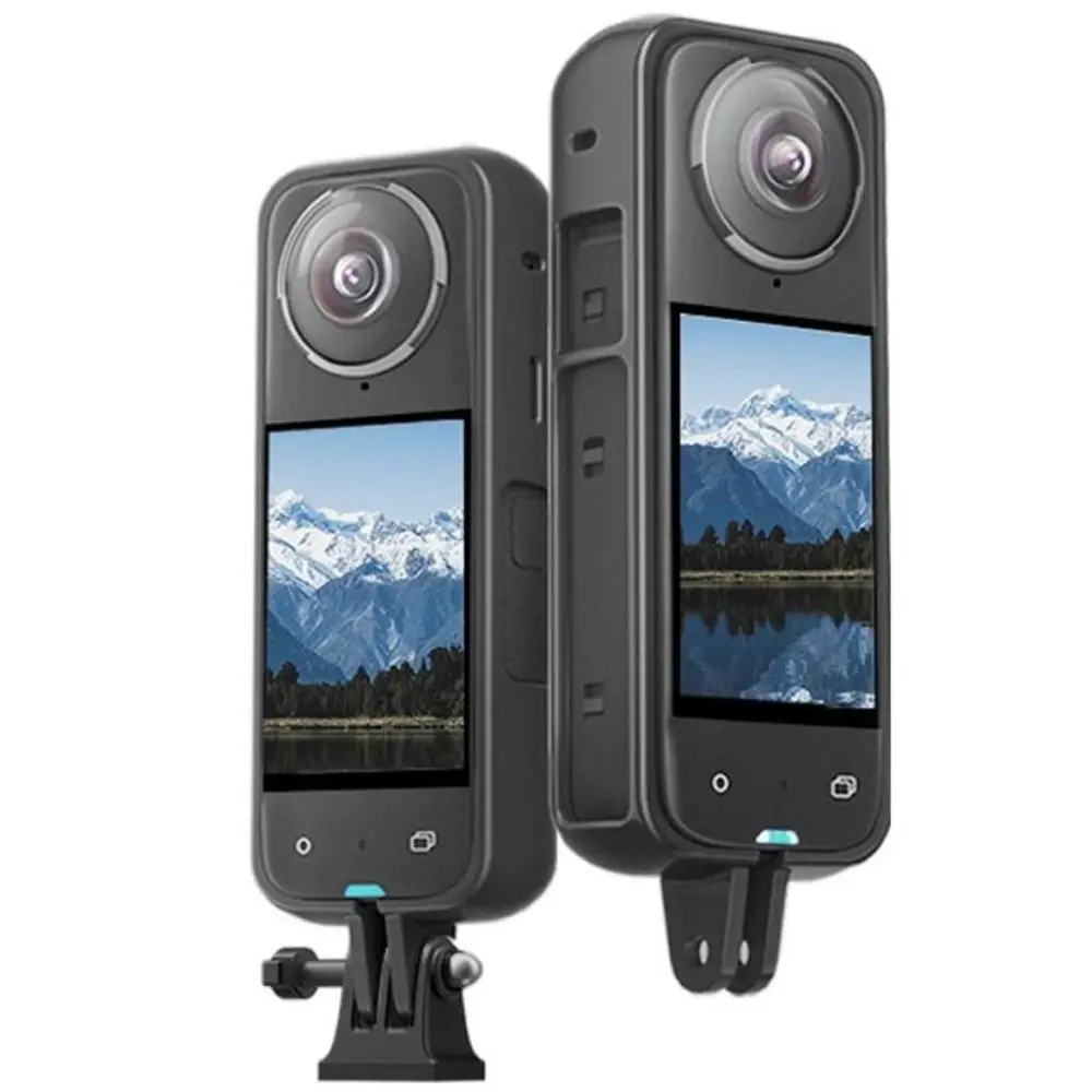 PC Material Action Camera Case Open Side Design Precise Cutouts Sports Camera Frame Heat Dissipation Snug Fit for Insta360 X4 X5