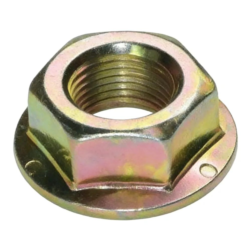3Pcs Spindle Blade Nuts Hex Flanged Nuts 1.083in Metal For CADET RZT50 RZT54 600&800 Series Lawn Tractor Garden Tool Accessories