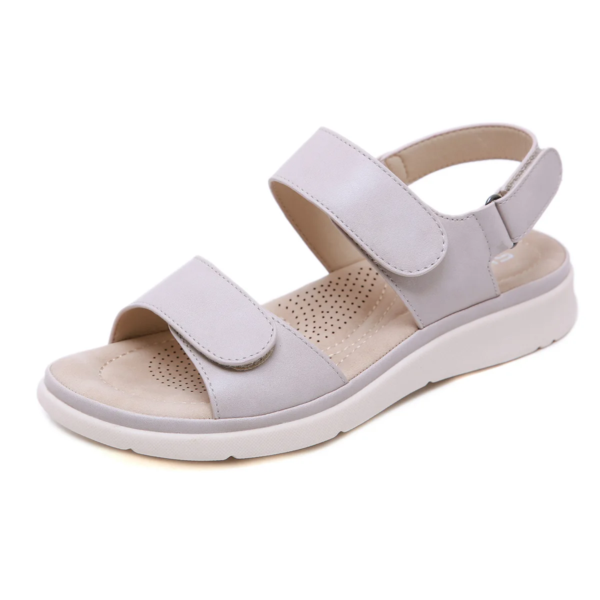 2026 summer, sandals women adjustable buckle sponge massage foreign trade student sandals