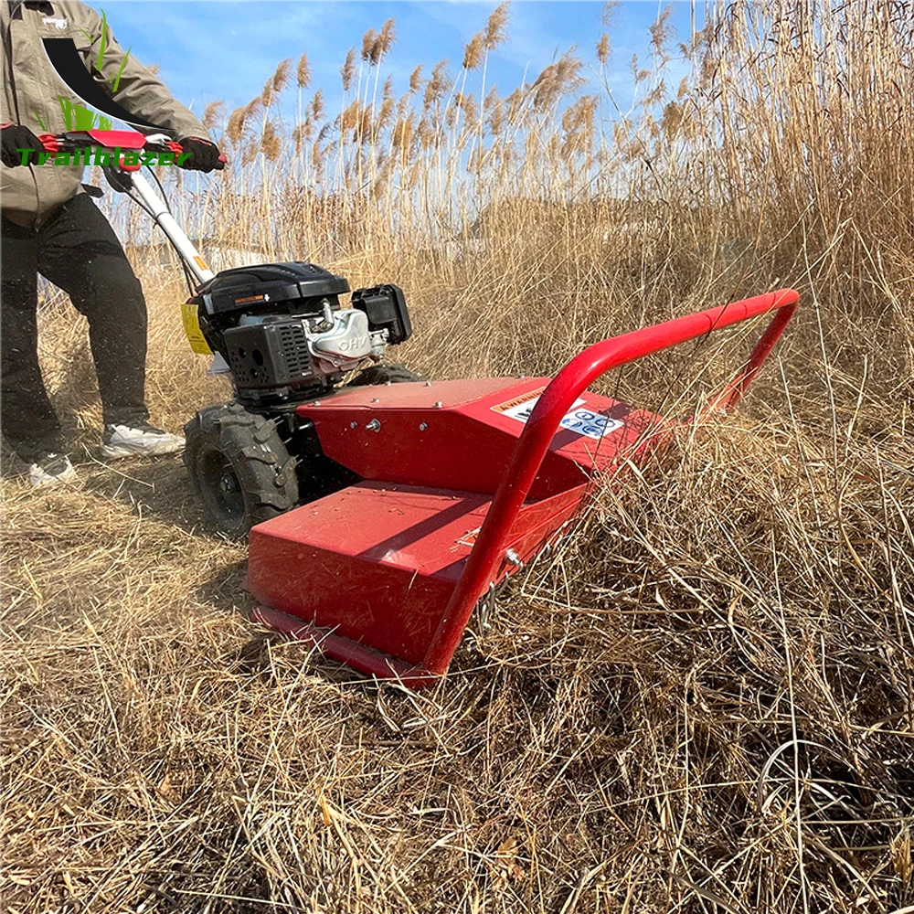 Brush Cutters Weeders Walk-behind Lawn Mowers for Agricultural Garden Weed Hills Bushes Removal ,Gasoline Powered