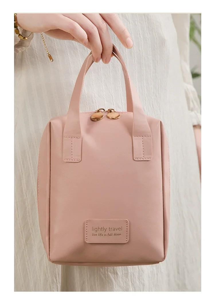 Fashion Makeup Bag for Women Travel,Spacious Lightweight Cosmetic Organizer,Portable Toiletry Pouch with Handle,Storage Bag