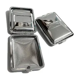 Metal Matchbox With Fire Board Portable Sealed Match Storage Box Personality  Accessories
