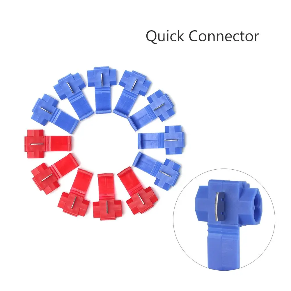 Useful No Screw Clamp Spring Wire Electrical Supplies Quick Connector Crimp Terminals Block Cable Fitting Fast Splice