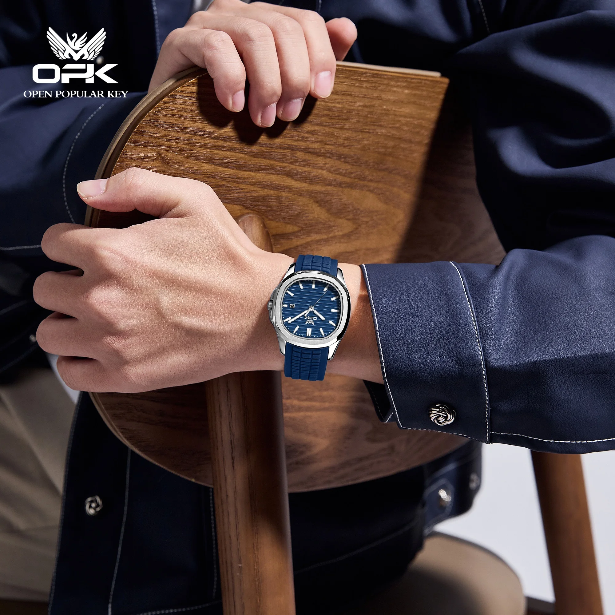 OPK 6095 Jam Tangan Gerakan Ku - Leather Watch Band Men ulasan dan harga