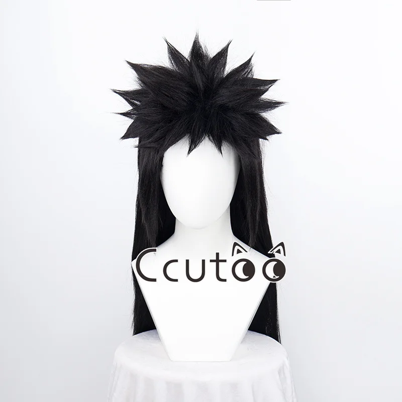 

Anime Angry Uchiha Obito Cosplay Synthetic Hair Long Black Costume Wig + free wig cap