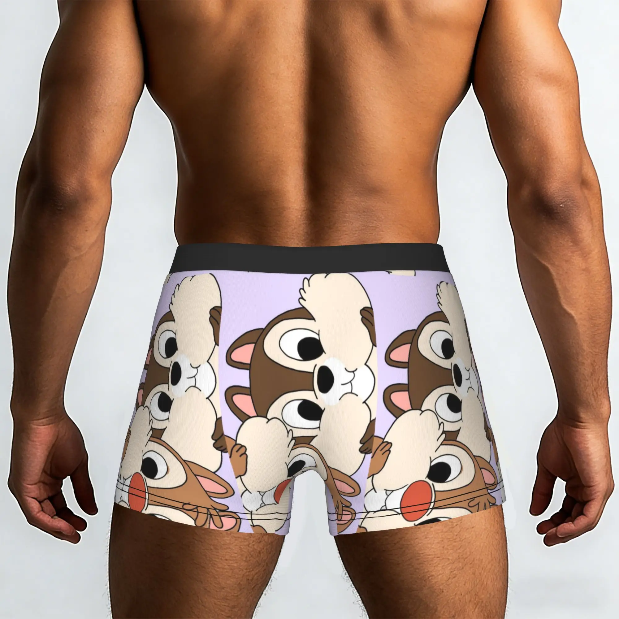 Custom Male Cool Chip Anime D-Dales Underwear  Boxer Briefs Soft Shorts Panties Underpants