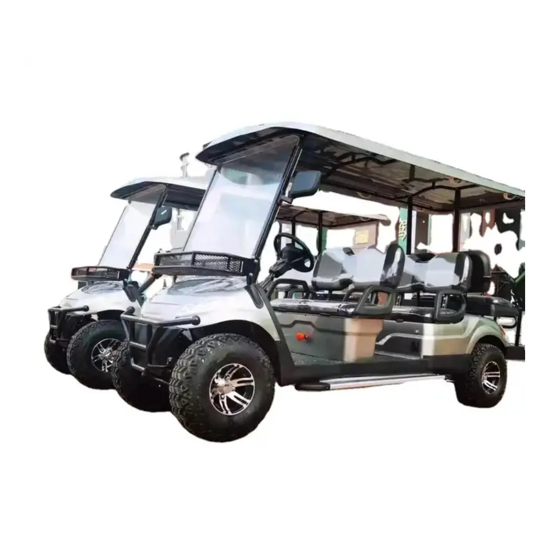 6 Person 72v Electric Lifted Golf Cart Off Road Buggy With Lithium Battery From US Supplier