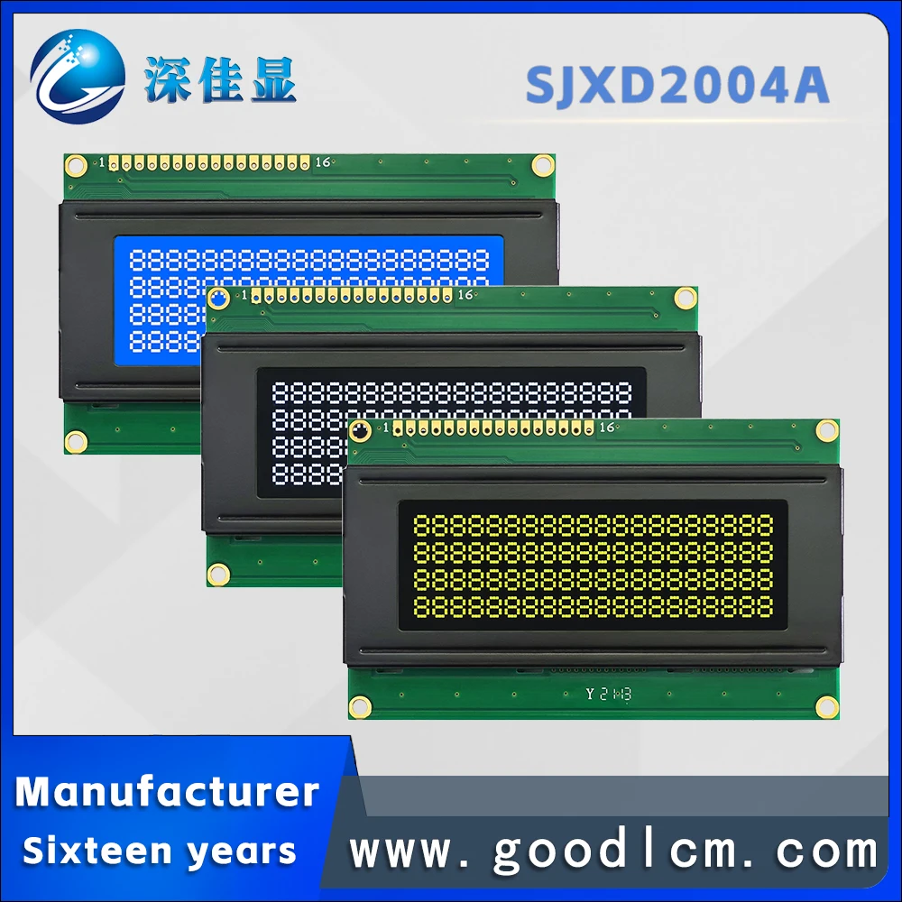 Cost effective LCD 20X4 character LCD dot matrix screen SJXD2004A VA digital screen industrial 20*4 digital LCM display module