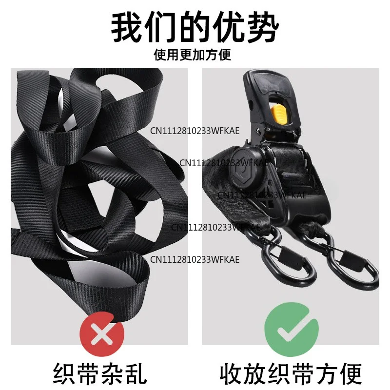 2PCS 2 inch hot-selling goods automatic tension belt shrink tensioner strap yacht strap tightening belt