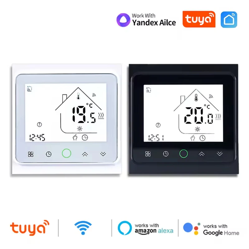 Smart Living WiFi room thermostat, electric floor/water heating/gas boiler temperature controller for Alice Alexa Google Home