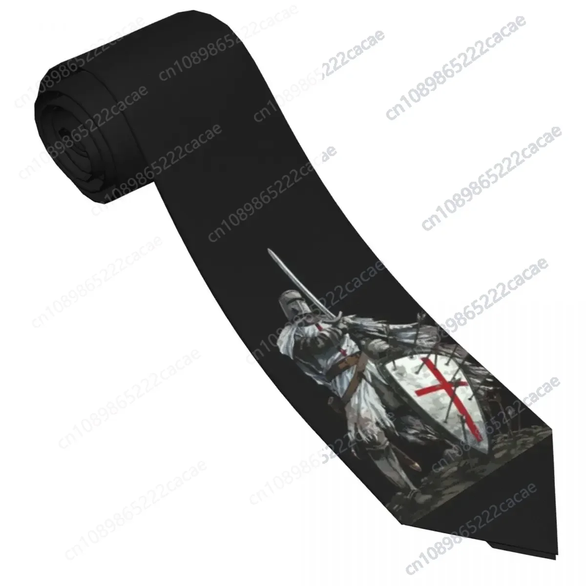 

Fashion Knights Tie Templar Warrior Daily Wear Neck Ties Unisex Adult Retro Casual Necktie Accessories Quality DIY Collar Tie