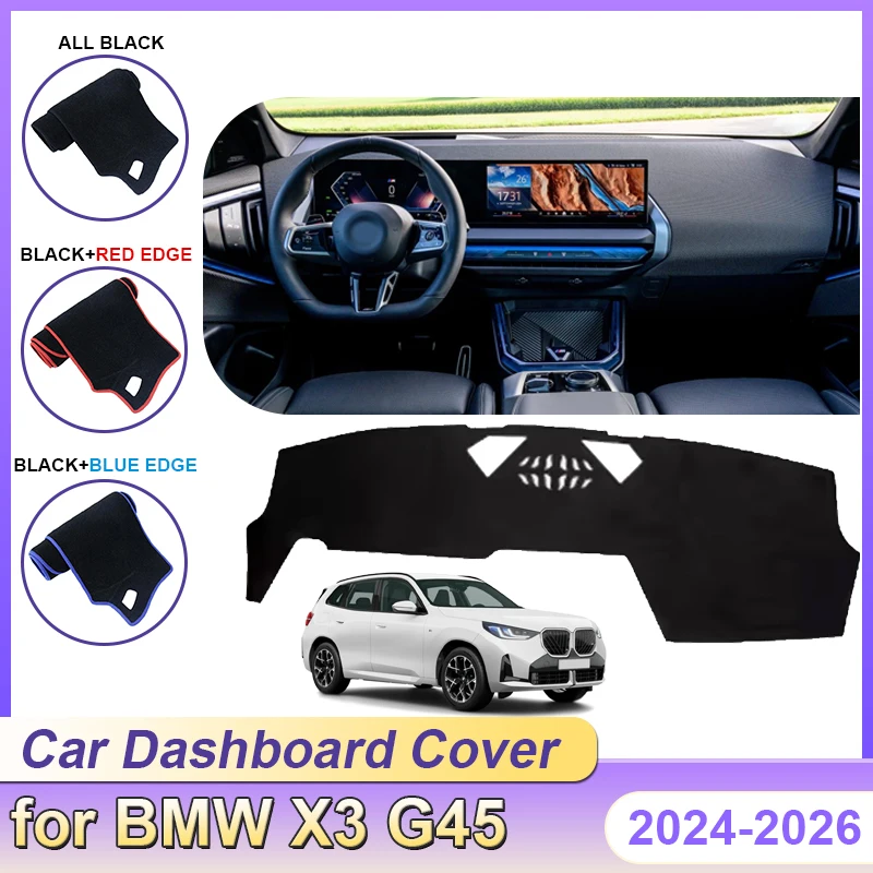 غطاء لوحة سيارة لسيارات BMW X3 G45 2024 ~ 2026 واقي تجنب ضوء السجاد المضادة للانزلاق منصات الداخلية حصيرة الشمس الظل اكسسوارات #2