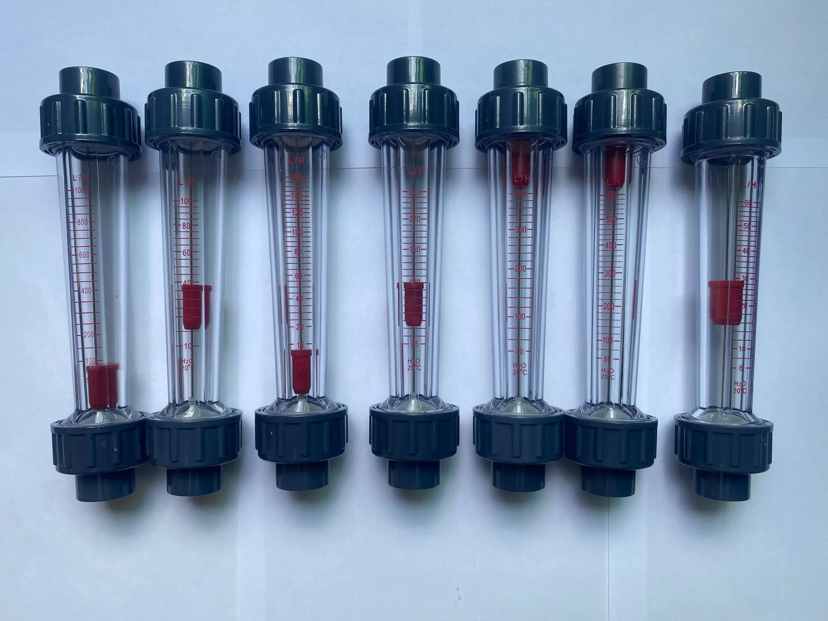Medidor de Fluxo de Água Indicador Contador Rotâmetro Líquido 202 mm Lzs15 2