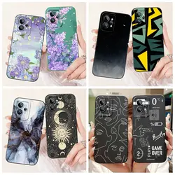 For Realme GT2 Pro 5G Case RMX3301 Shockproof Cover Fashion Flower Phone Cover For Realme GT2 Funda Realme GT Neo 3T Neo2 Bumper