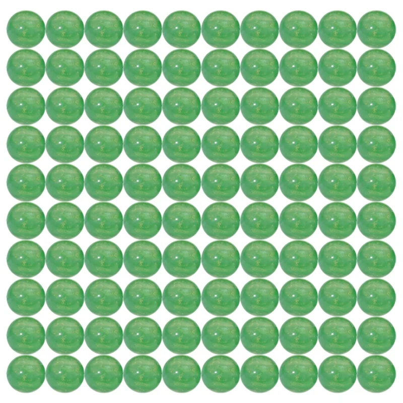 

AOA-Прочные круглые бусины из смолы, комплект из бисера, аксессуары для ожерелья, зеленый цвет