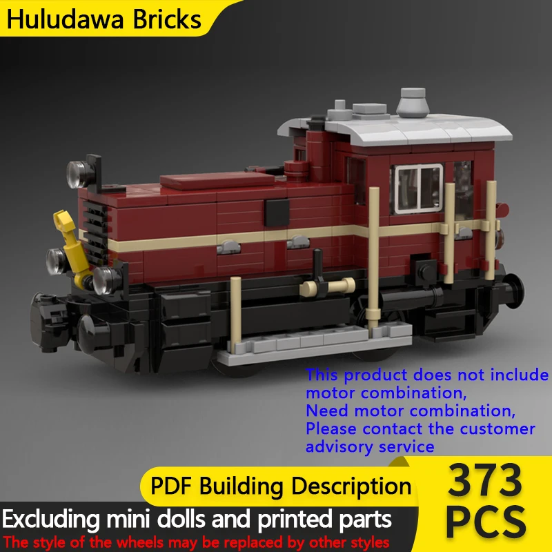 

City Car Model MOC Building Bricks Small Shunting Locomotive Modular Technology Children Holiday Gifts Assemble Toys Suit