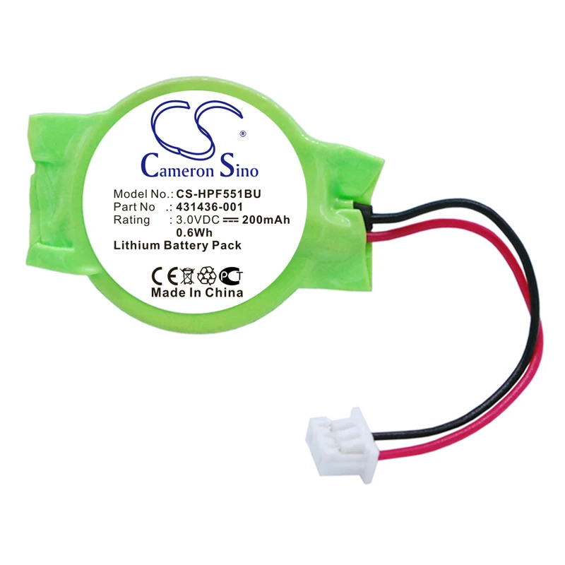 CS 200mAh Battery For Advent 7091  Advent 7096  Advent 7105  Advent 7105PA   HP Presario F502  Presario F503 Presario F505