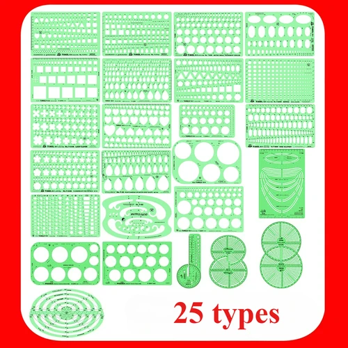 Plantilla de diseño de joyería, Kit de regla de dibujo de piedras preciosas de diamante, reglas de encofrado, suministros de herramientas de diseño profesional, T-777-1 T-777-2
