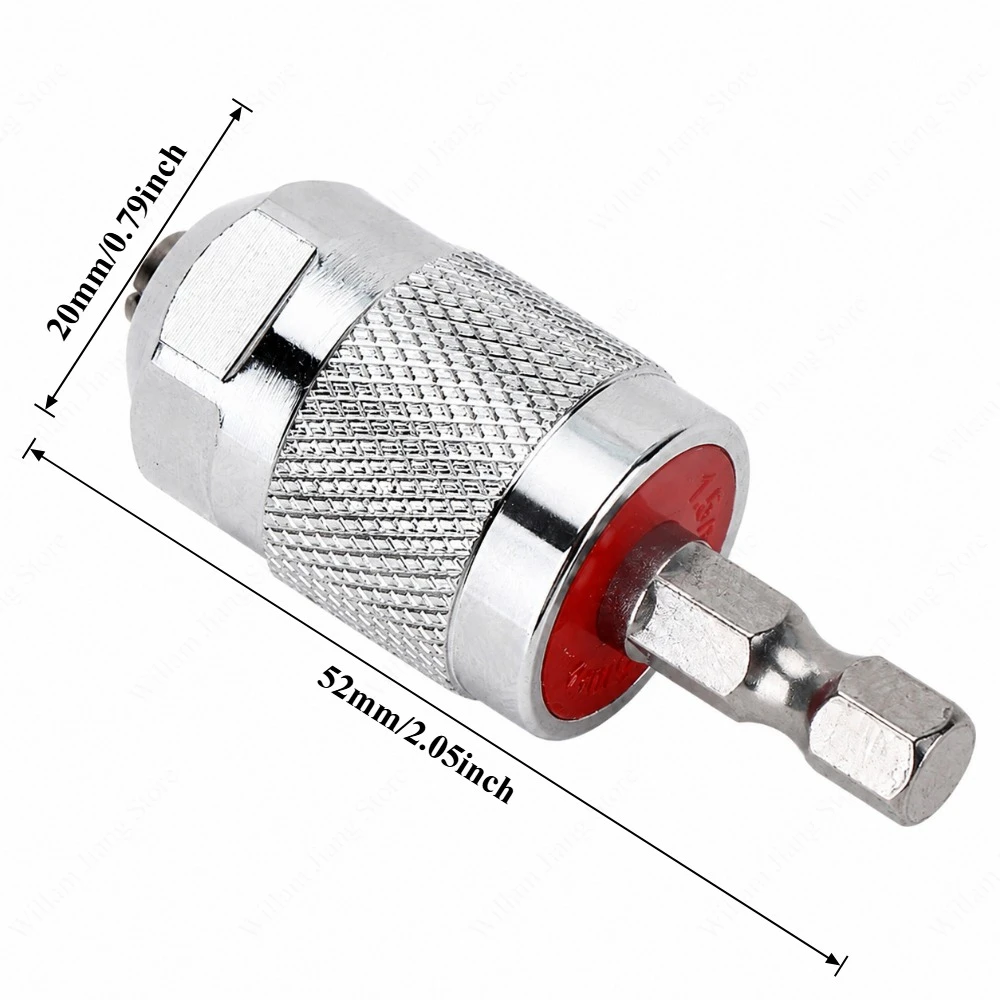 1/3/5 PCS 3 Jaw Drill Chuck Adapter with Hex Shank Quick Change Converter for Electric Drill Bit Clamping Woodworking Projects