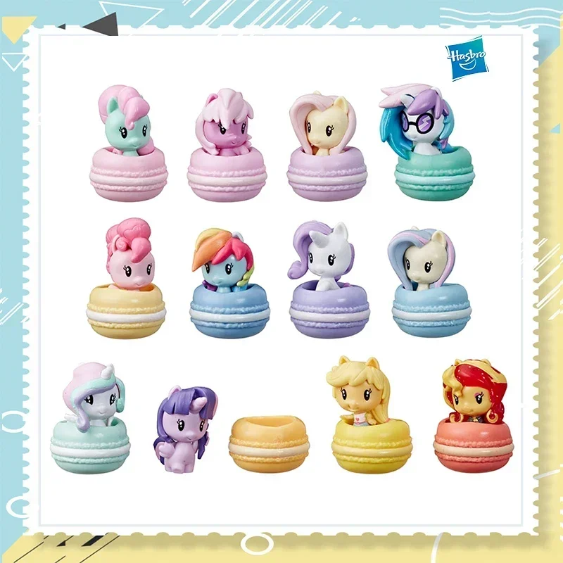 Hasbro My Little Pony Twilight Sparkle Rainbow Dash Fantasy Macarons 12 Model Anime Kawaii Girl Kid Baby Toy Birthday Gift