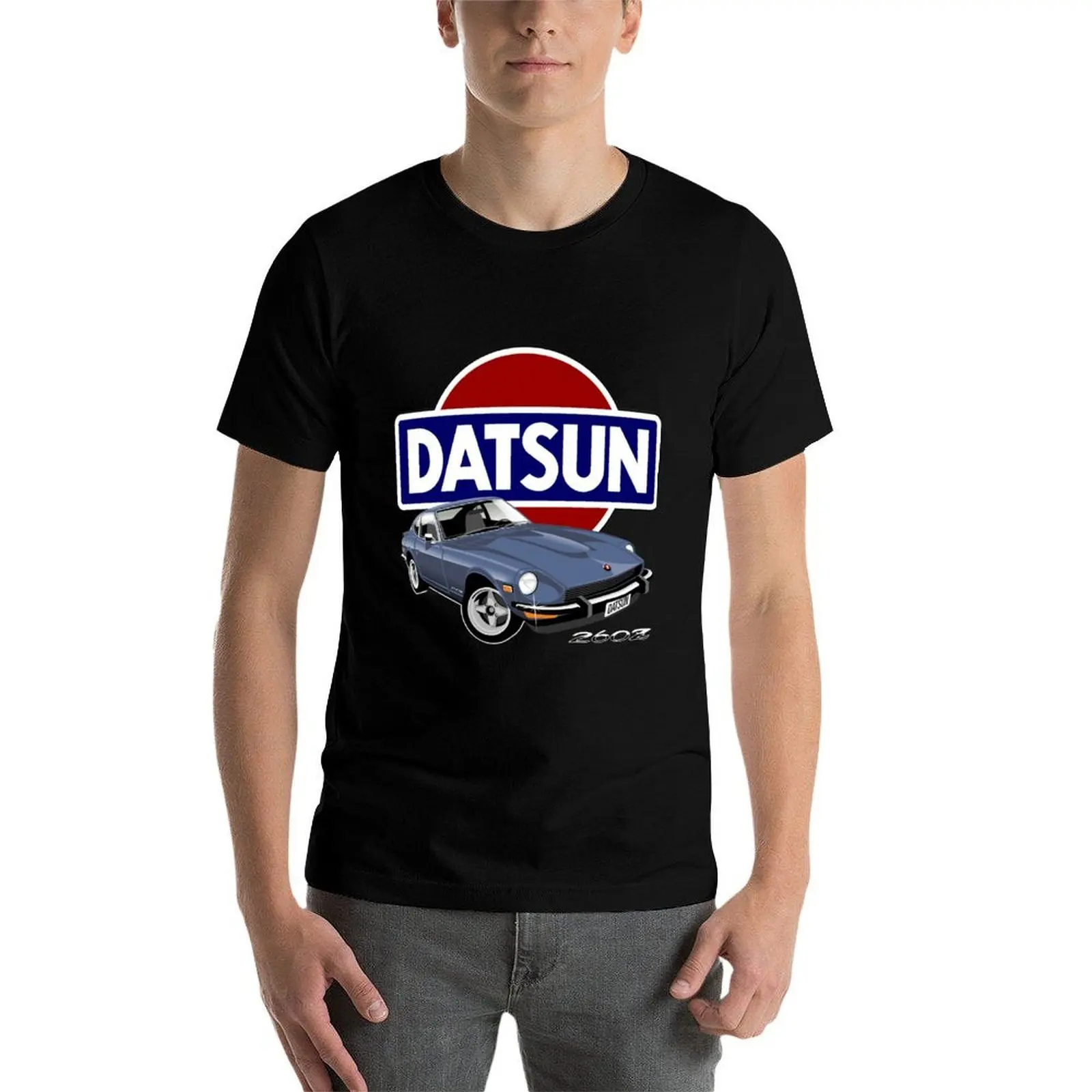 Datsun 260Z blue T-Shirt Modern Style Print T-Shirt - view 4