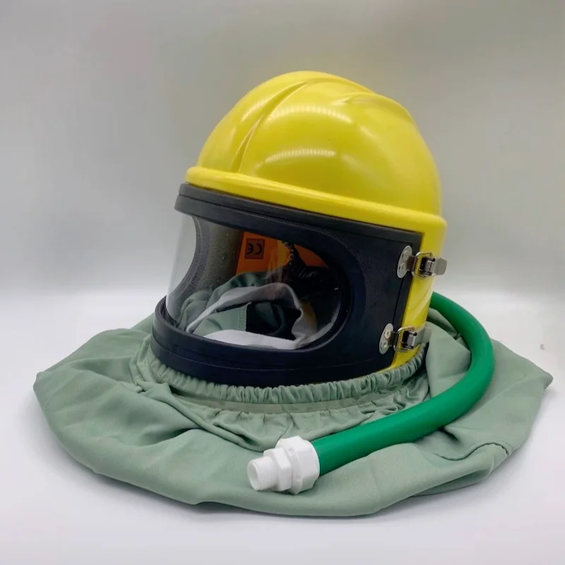TS-02B Sandblast Working Protective Safty Helmet for Sandblasting Machine