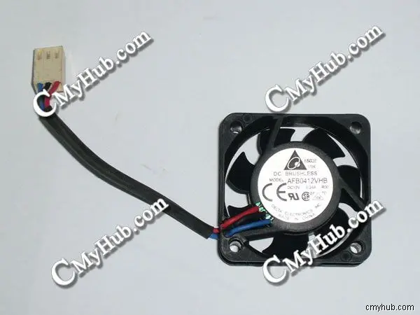 For Delta Electronics AFB0412VHB R00 DC12V 0.24A 4015 4CM 40mm 40x40x15mm 3Wire Cooling Fan AFB0412VHB -R00 R00