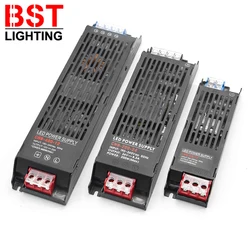 LEDストリップライト用変圧器,12v 24v,400w 300w 200w 150w 60w