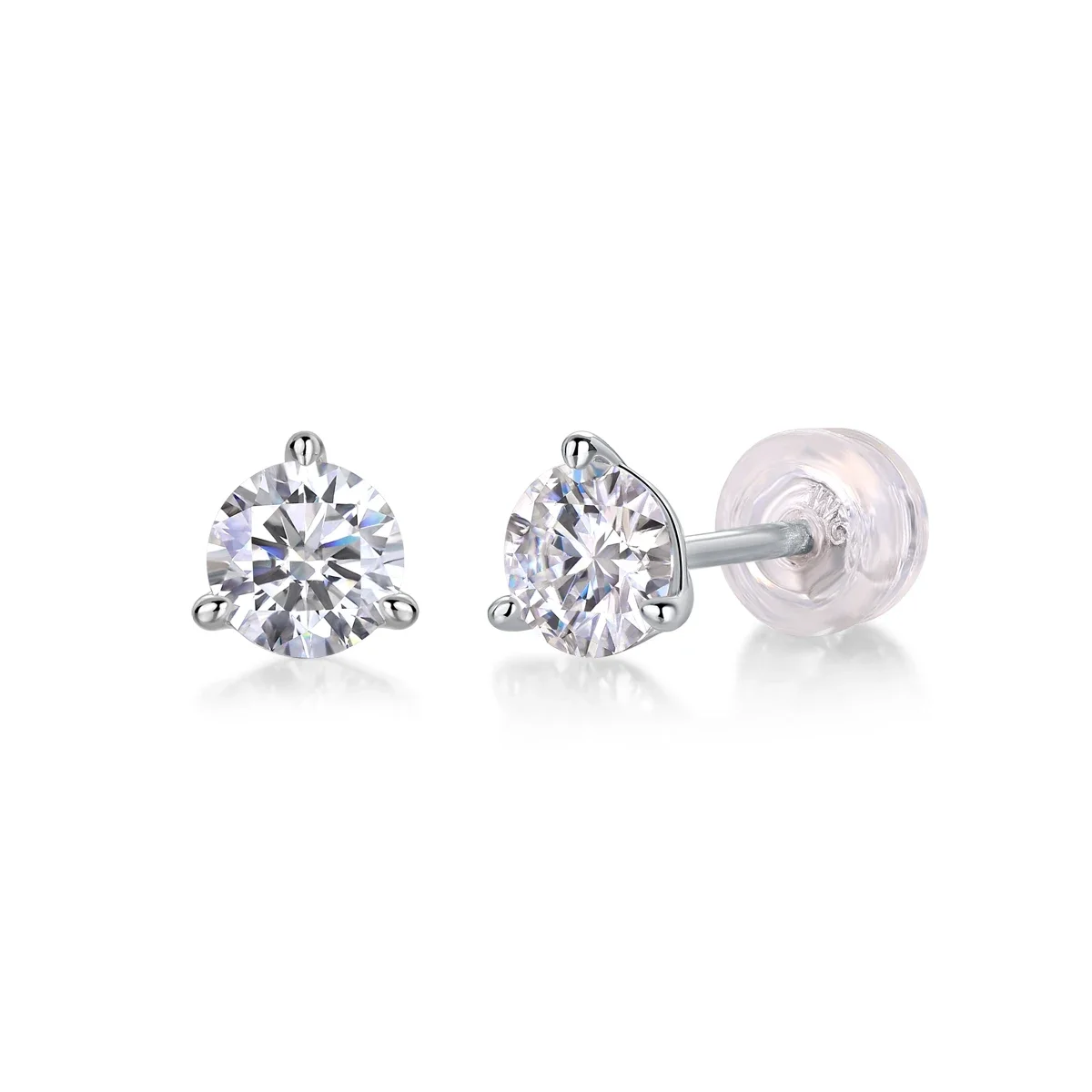 Best Selling Classics Design Moissanite  Earrings Silver Jewelry Women Gift  Party Sterling Stone Wedding Technology party