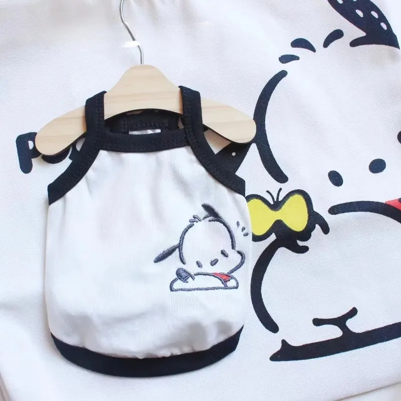 Pochacco Sanrio animation peripheral pet vest creative small dog halter top personalized spring and summer dog clothes wholesale