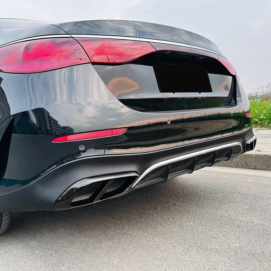 

Car Exhaust Muffler Exhaust Pipe Cover Trim Car Accessories(Sport Version)Suitable For 2024 2025 Mercedes Benz E Class CLE W214