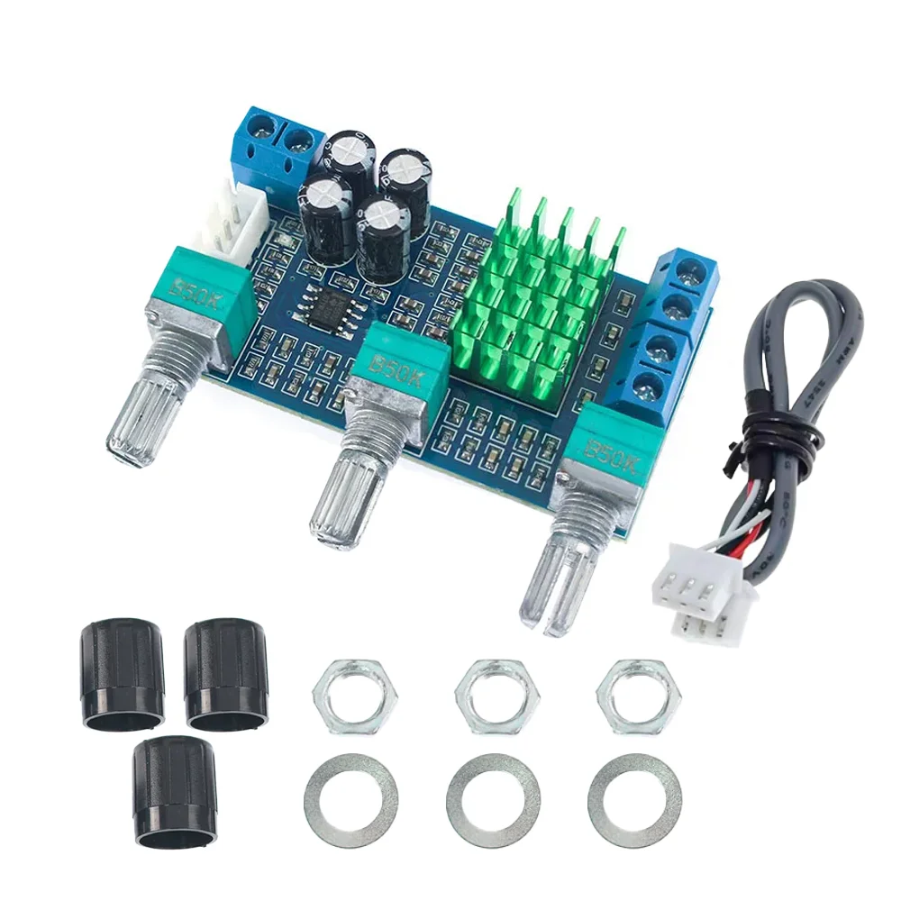 XH-M567 TPA3116D2 Digitalverstärkerplatine 2.0 Audio Dual-Channel 80W*2 Hi-Fi-Stereo-Audioverstärkermodul für DIY-Lautsprecher