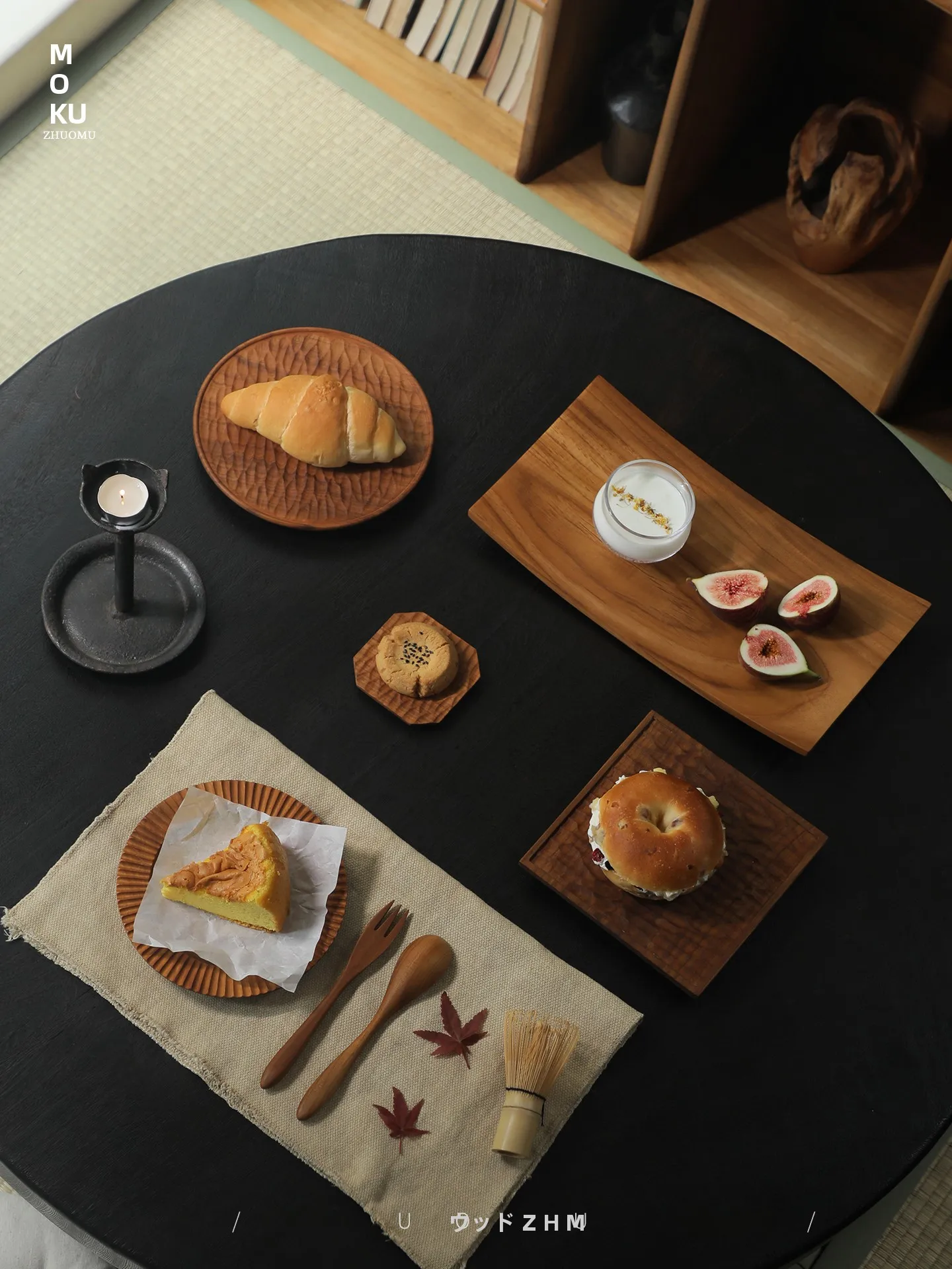 Bandeja de té artesanal estilo japonés de madera de alcanfor de tronco entero, cuenco de madera original, bandeja de té, posavasos, plato de comedor, mesa de preparación en seco