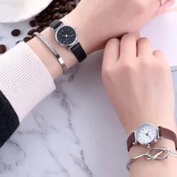 Women Dress Watches Retro Leather Female Clock Fashion Wristwatches Quartz Watch for Women Relojes Para Mujer