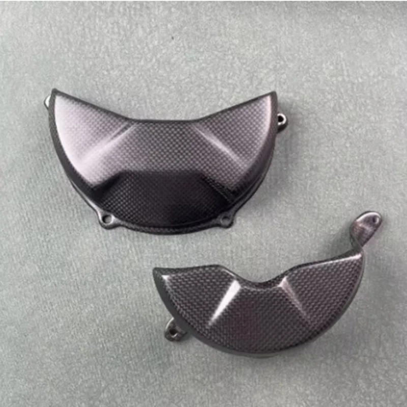 

For Ducati Panigale V4 V4S V4R V4SP 2018-2024 Carbon Fiber Left Engine Protection Cover Motorcycle Alternator Cap Fairing protec