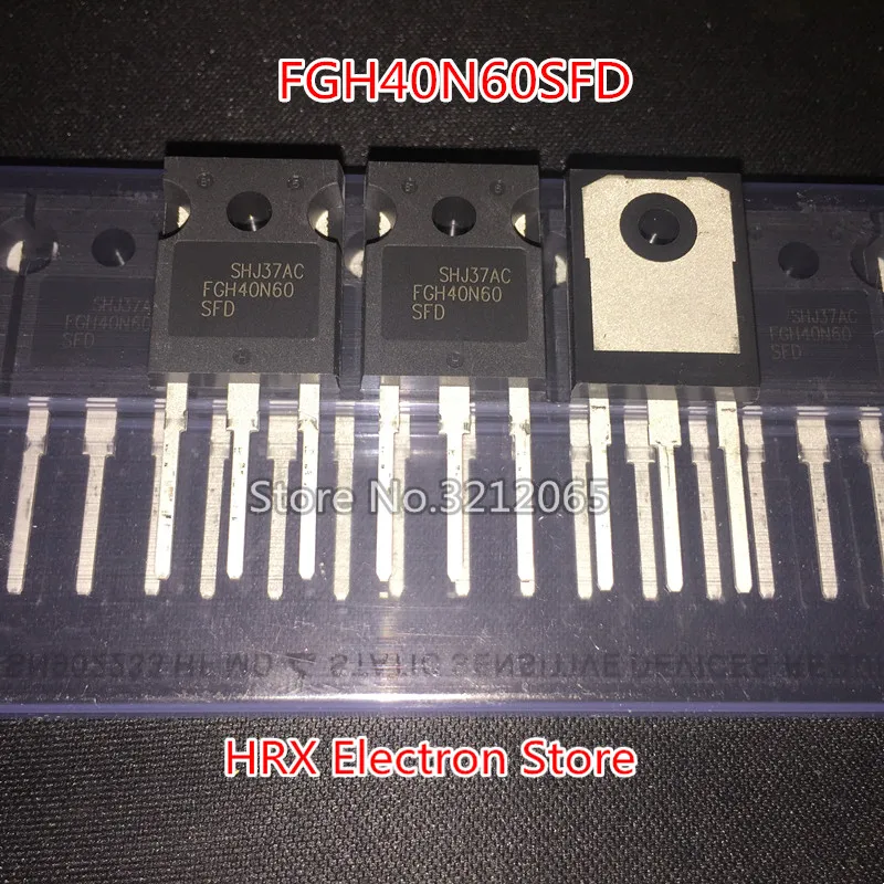 New Original Import FGH40N60SFD FGH40N60 TO-247 600V 40A Field Stop IGBT 10PCS/LOT